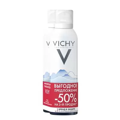 VICHY НАБОР Термальная вода, 2х150 мл. -50% НА 2-Й ПРОДУКТ