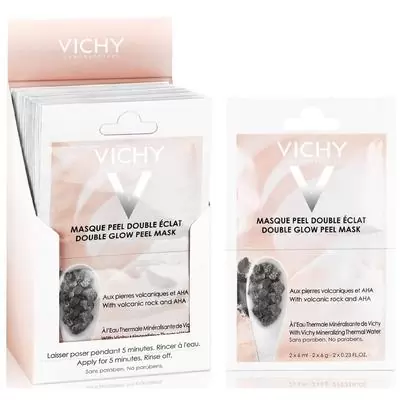 VICHY MINERAL MASKS Минеральная маска-пилинг Двойное сияние 2х6мл (саше)