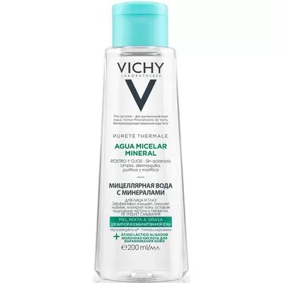 VICHY PURETE THERMALE Мицеллярная вода для жирной и комбинированной кожи