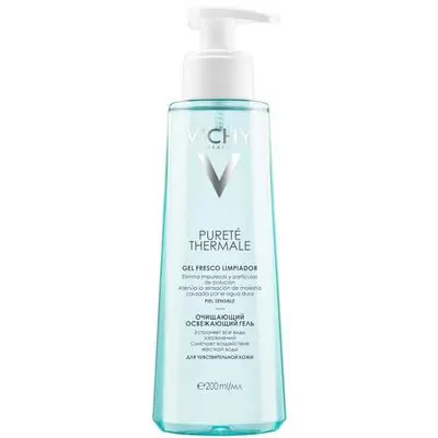 VICHY PURETE THERMALE Освежающий очищающий гель 200ml