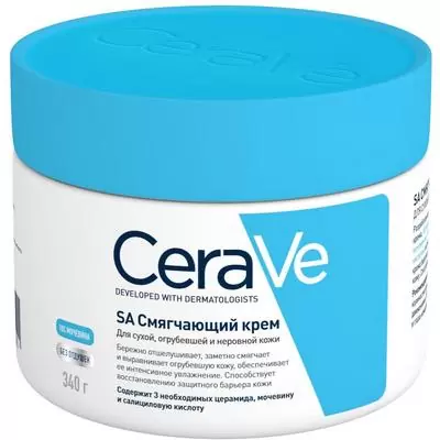 CeraVe Смягчающий крем для сухой, огрубевшей и неровной кожи